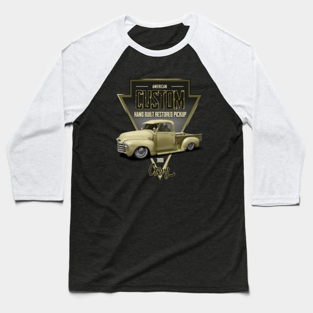 Chevy 3100 Baseball T-Shirt by hardtbonez